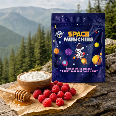 Space Munchies Freeze-Dried Yogurt with Raspberry & Honey